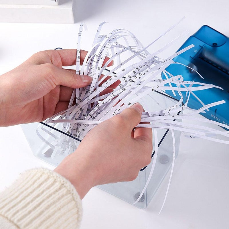 مُحَطِّم يدوي صغير، أداة قطع مستندات A6 المحمولة، قرطاسية مكتبية صغيرة، للمكتب والمدرسة والمنزل (أسود) - Image 4